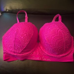 Pink bra